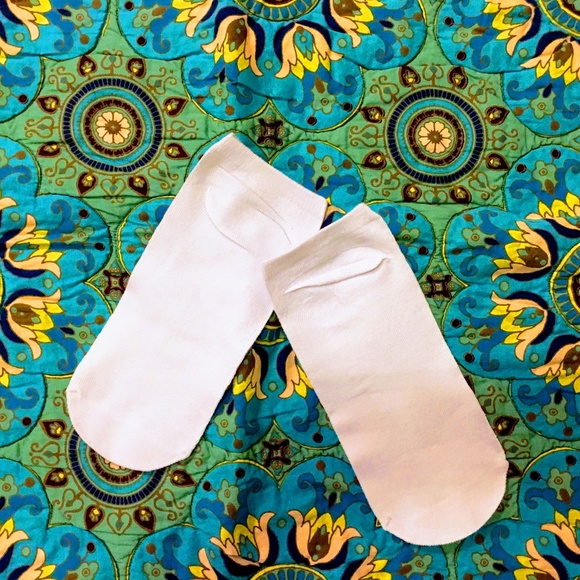 🦄 UNICORN🦄 Rainbow/White Festival Ankle Socks S - Picture 4 of 5